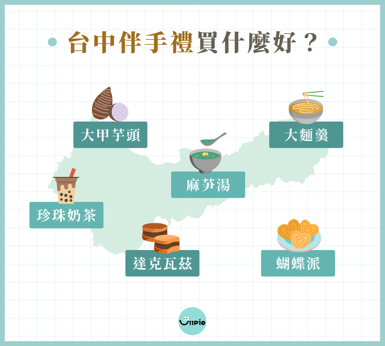 台中伴手禮買什麼好？